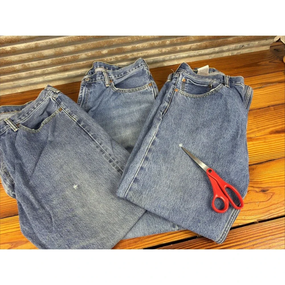 Lot of 3 Levi's 505 Jeans Blue Men's Size 40x30